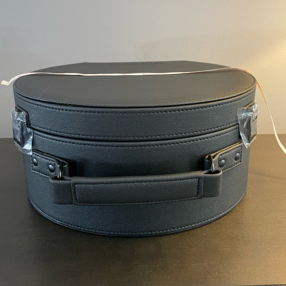 Net-a-Porter Vanity Makeup Case Trunk Black 11x9x5.5 NEW